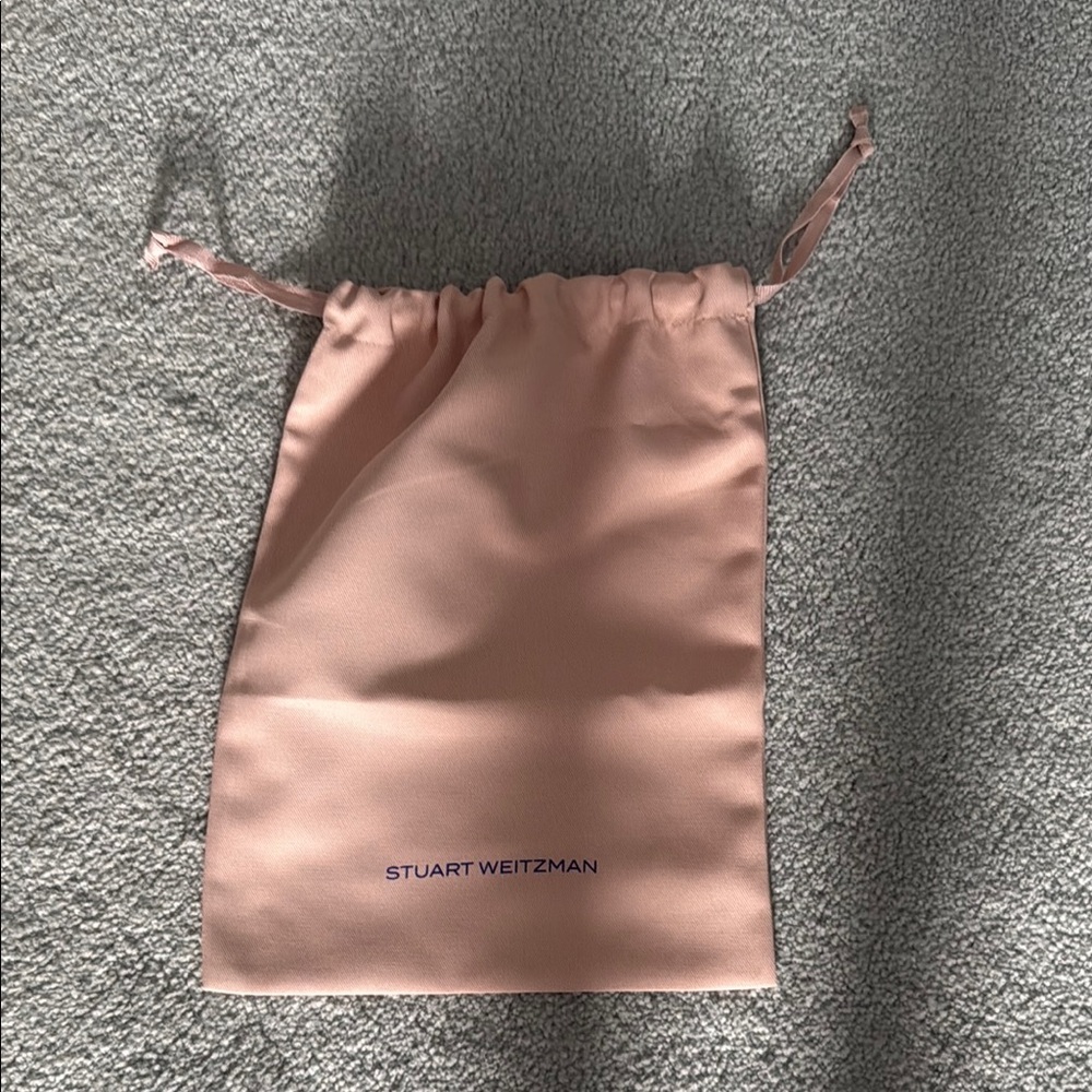 Stuart Weitzman Blush Pink Dust Bag
